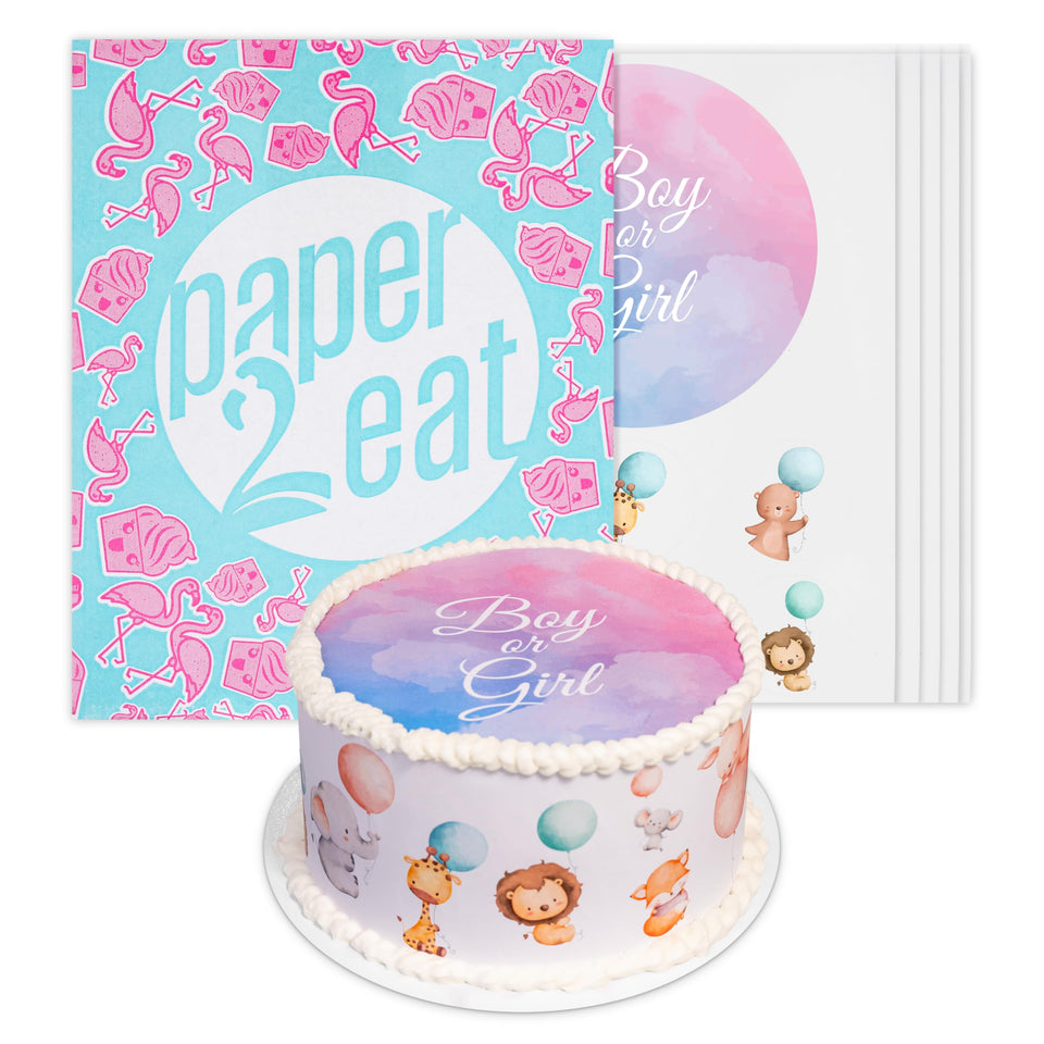 Paper2eat frosting sheets package-front view for premium edible printing