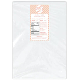 paper2eat vanilla wafer paper sheets show 0.60mm thin texture for cake decorations.