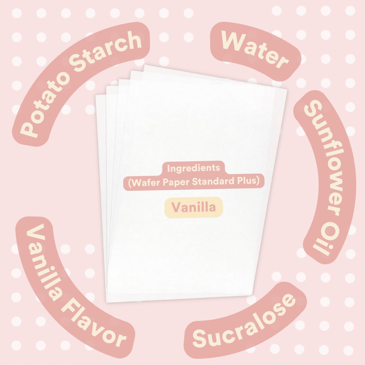 paper2eat wafer paper vanilla cupcake decor for elegant decorations