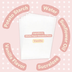 paper2eat wafer paper vanilla cupcake decor for elegant decorations