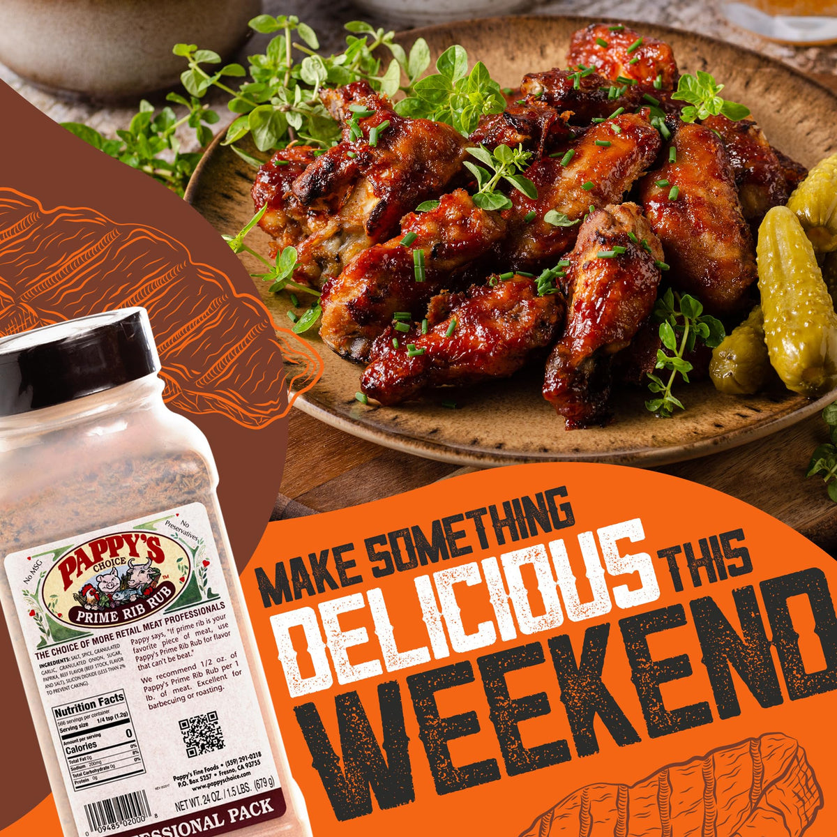 Pappy's Prime Rib Rub grilling setup for versatile cooking and smoking