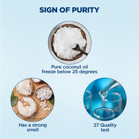 Parachute coconut oil ideal for cooking and beauty routines.