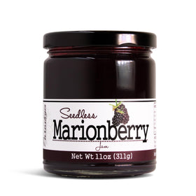 Paradigm Foodworks Seedless Marionberry Jam jar; rich flavor ideal for toast and mornings.