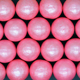 Paradise Candy Pink Bubblegum Gumballs 1inch bag front view for fresh bulk candy