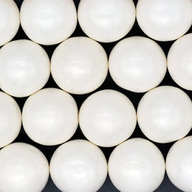 Paradise Candy White Gumballs 1lb package ideal for a fresh, polished display.