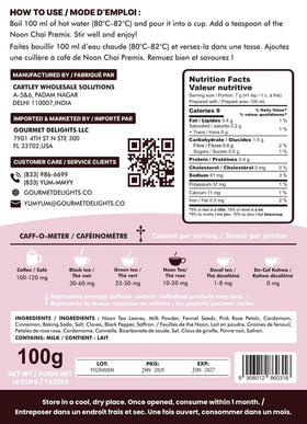 Param Kesar premix with rose petals and saffron offers fragrant pink tea.