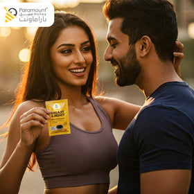 Paramount Honey Shilajit sachet on the go supports everyday energy.