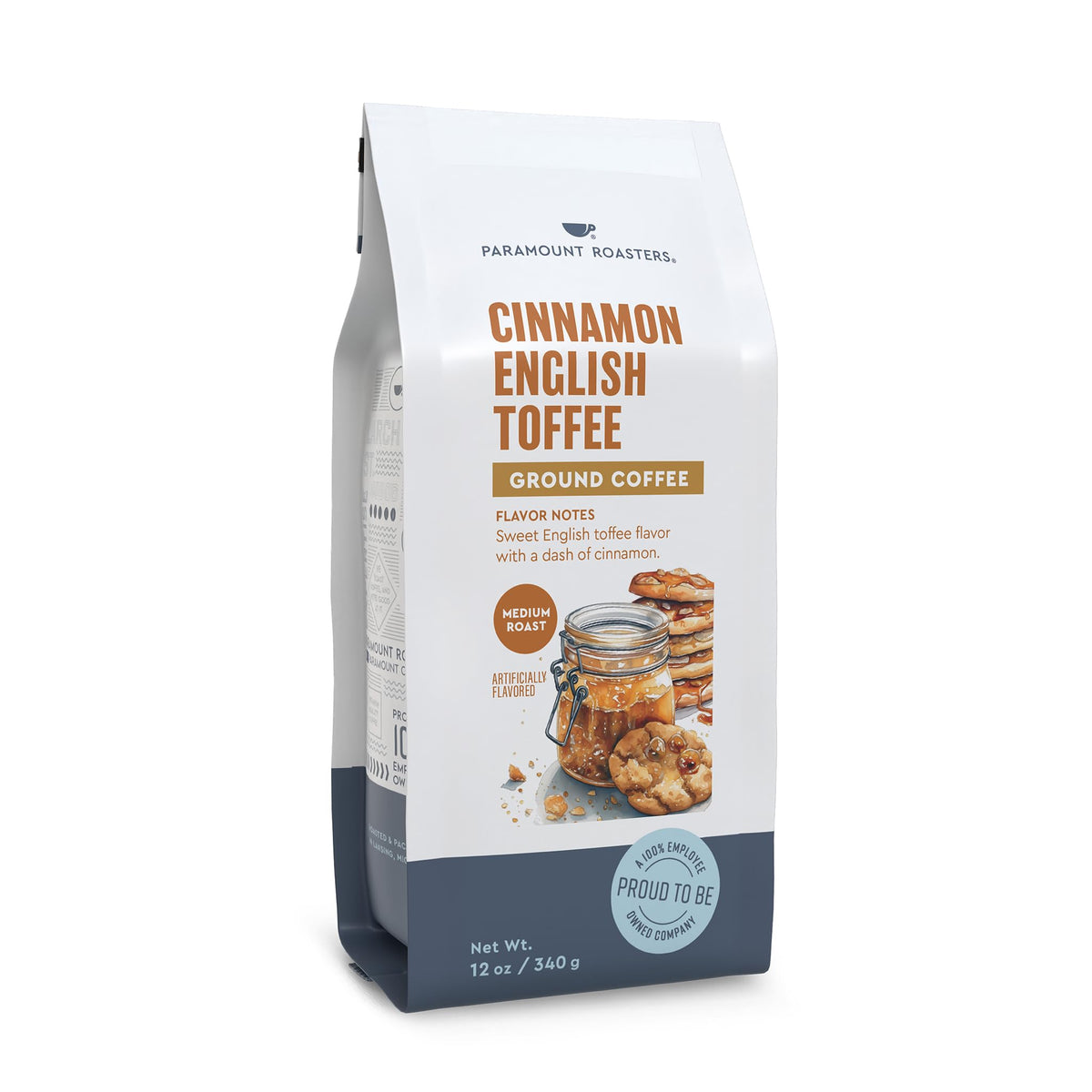 Aroma of Paramount Roasters Cinnamon English Toffee coffee in a cup