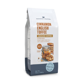 Aroma of Paramount Roasters Cinnamon English Toffee coffee in a cup