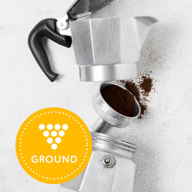 Paramount Roasters Honey Lavender coffee in a steam-filled cup for a cozy morning ritual.