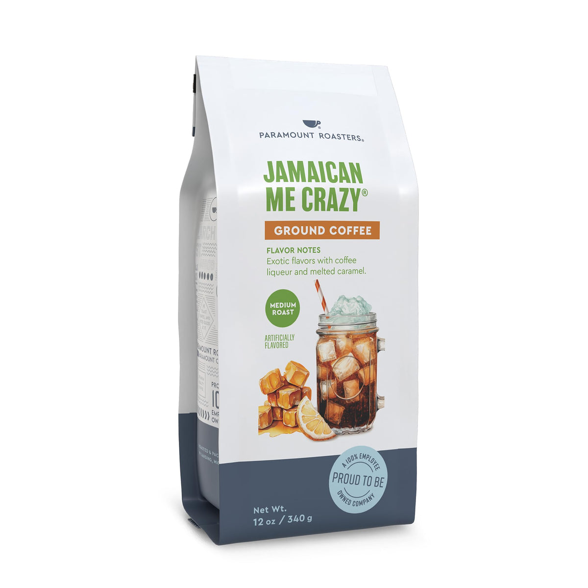 Paramount Roasters medium roast coffee bag 12oz for a smooth, balanced cup
