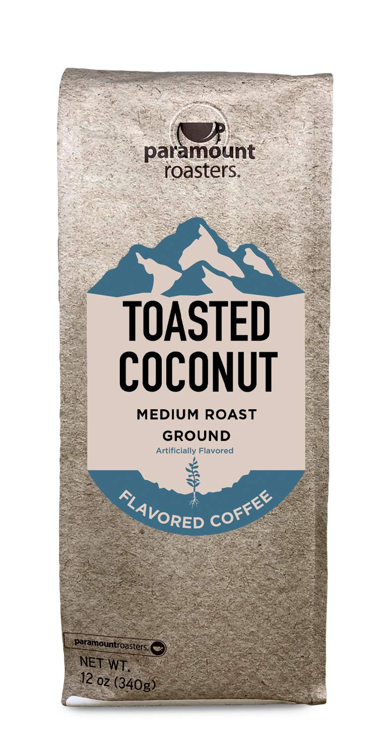 Paramount Roasters toasted coconut coffee cup-steam captures warm flavor for cozy cups.