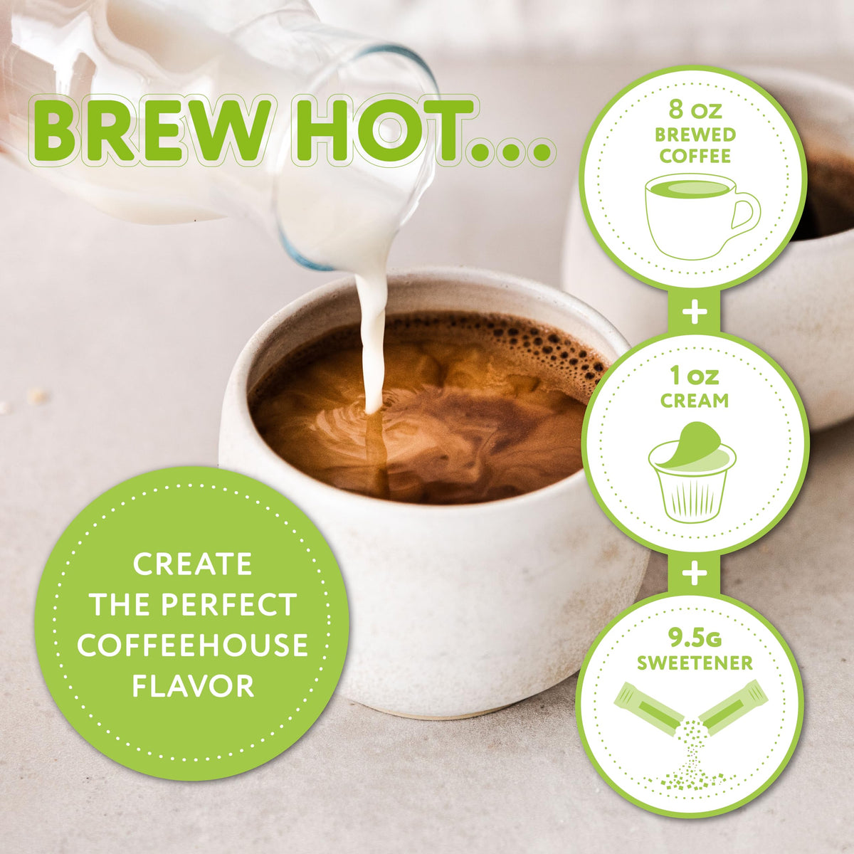 Paramount Roasters toasted coconut ground coffee brew-ice-glass demonstrates versatile cold servings.