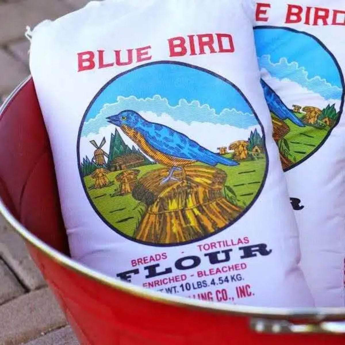 Blue Bird Flour's fine texture for light cookies and fluffy breads