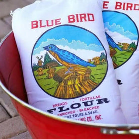 Blue Bird Flour's fine texture for light cookies and fluffy breads