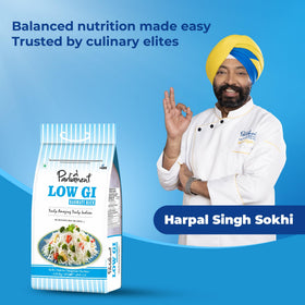 Parliament Basmati Rice cooking in pot emphasizes aroma and texture.