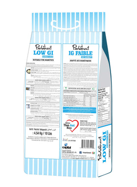 Parliament Basmati Rice on pantry shelf shows long-grain quality.