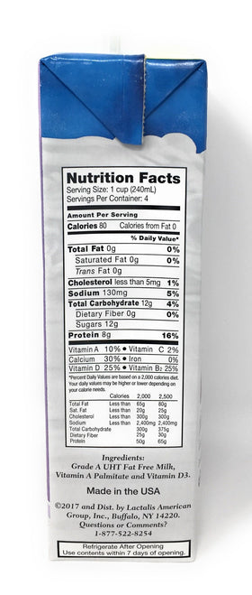 Parmalat milk carton pour shot, smooth fat-free hydration for cereals or coffee