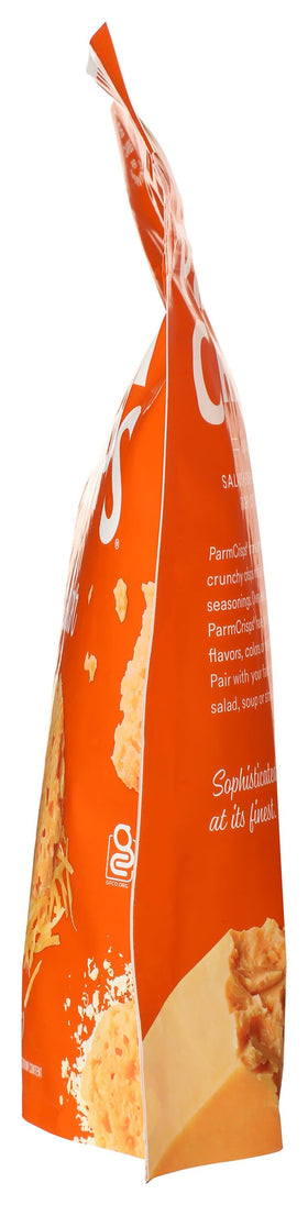 Parmcrisps cheddar back-of-bag ingredients highlight dairy-forward flavor
