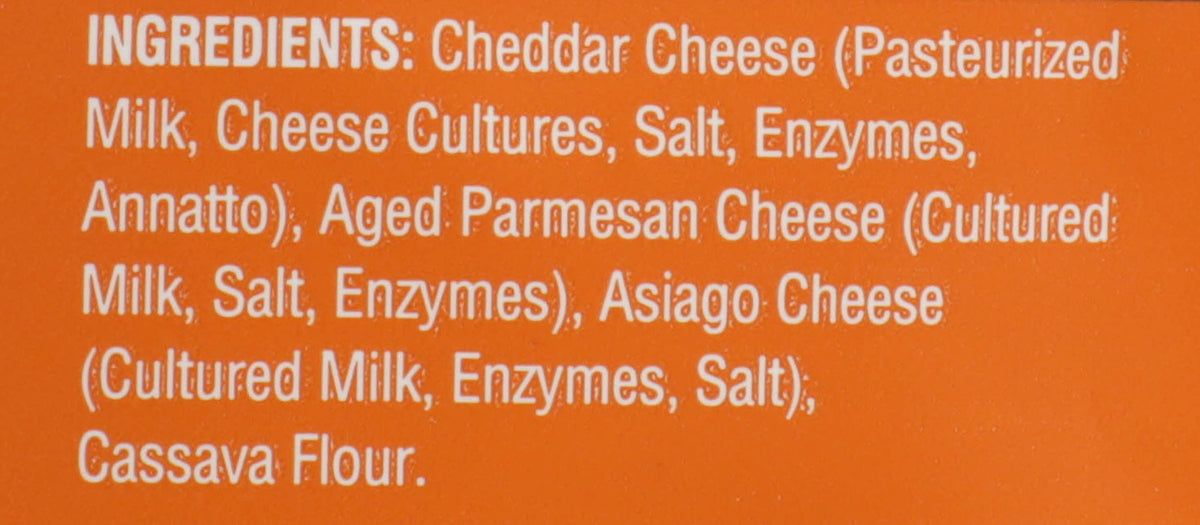 Parmcrisps cheddar ready-to-dip crisps pair with dips for flavor variety
