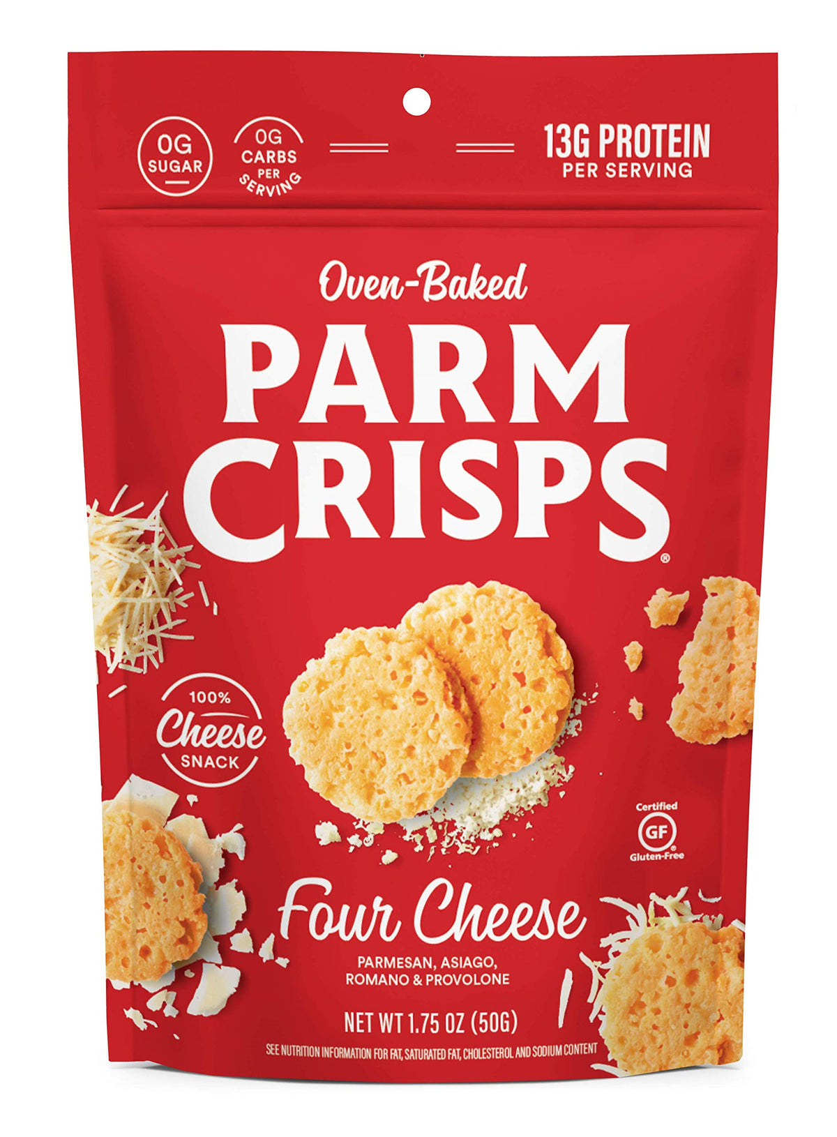 ParmCrisps Variety Pack front-view box; convenient keto-friendly trio.
