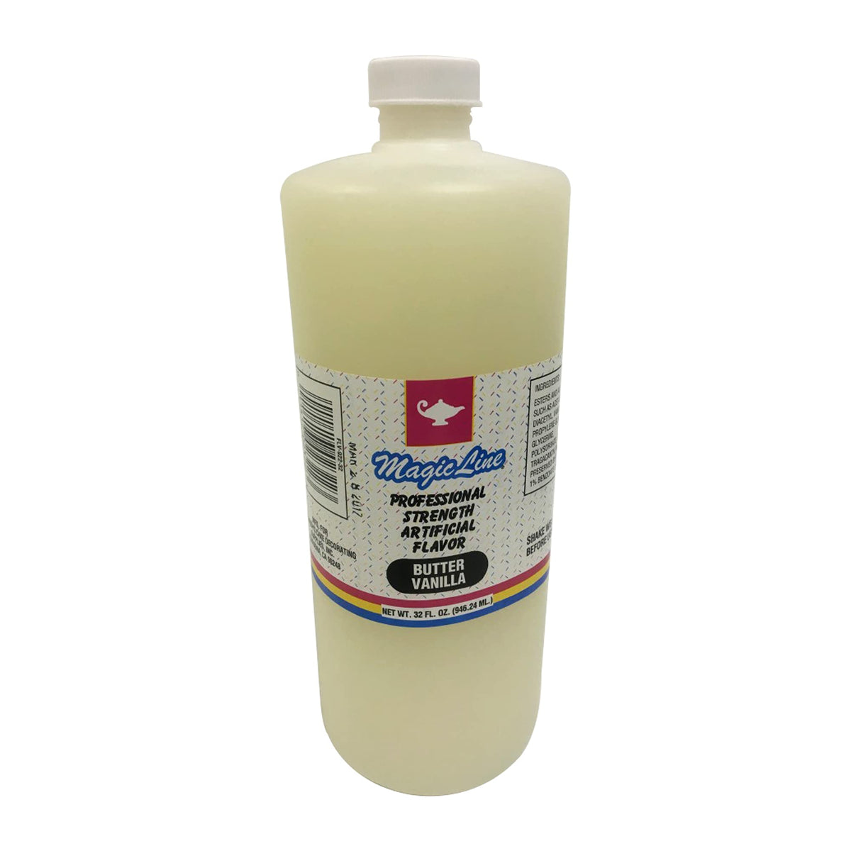 Parrish Magic Line Butter Vanilla flavoring bottle front view for cookies and cakes