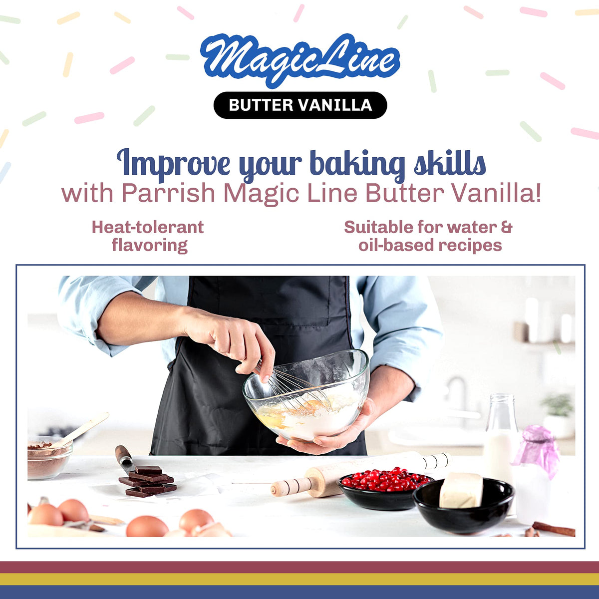 Parrish Magic Line Butter Vanilla suitable for large-batch baking and events