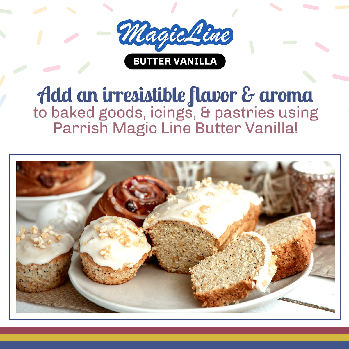Parrish Magic Line Butter Vanilla aroma in oven filling the kitchen