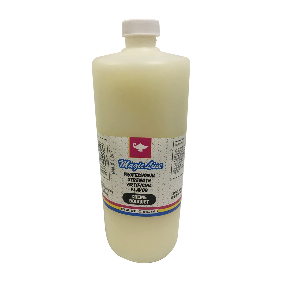 Parrish Magic Line Creme Bouquet bottle front view highlighting strong baking aroma.