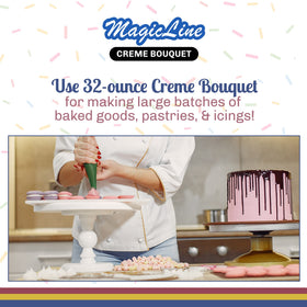 Parrish Magic Line Creme Bouquet cake batter swirl showing citrus-butter aroma.