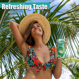 PARROT coconut water with pulp ingredients list notes non-GMO quality.