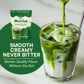 Parrox spirulina latte offers vibrant color and nutrient-dense benefits.