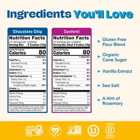 Partake gluten-free flour blend ingredients image highlighting allergen-safe baking