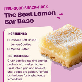 Partake organic cane sugar ingredient highlight, simple real ingredients