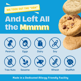 Partake Soft Baked Cookies Snickerdoodle on a plate, gluten-free treat option.