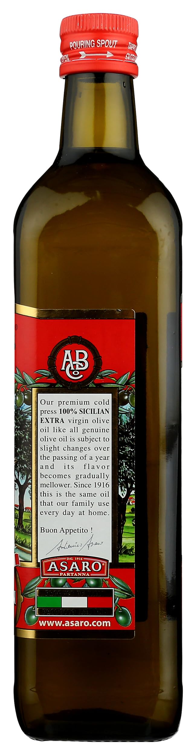 Partanna olive oil harvested mid-October, showcasing freshness and craftsmanship.