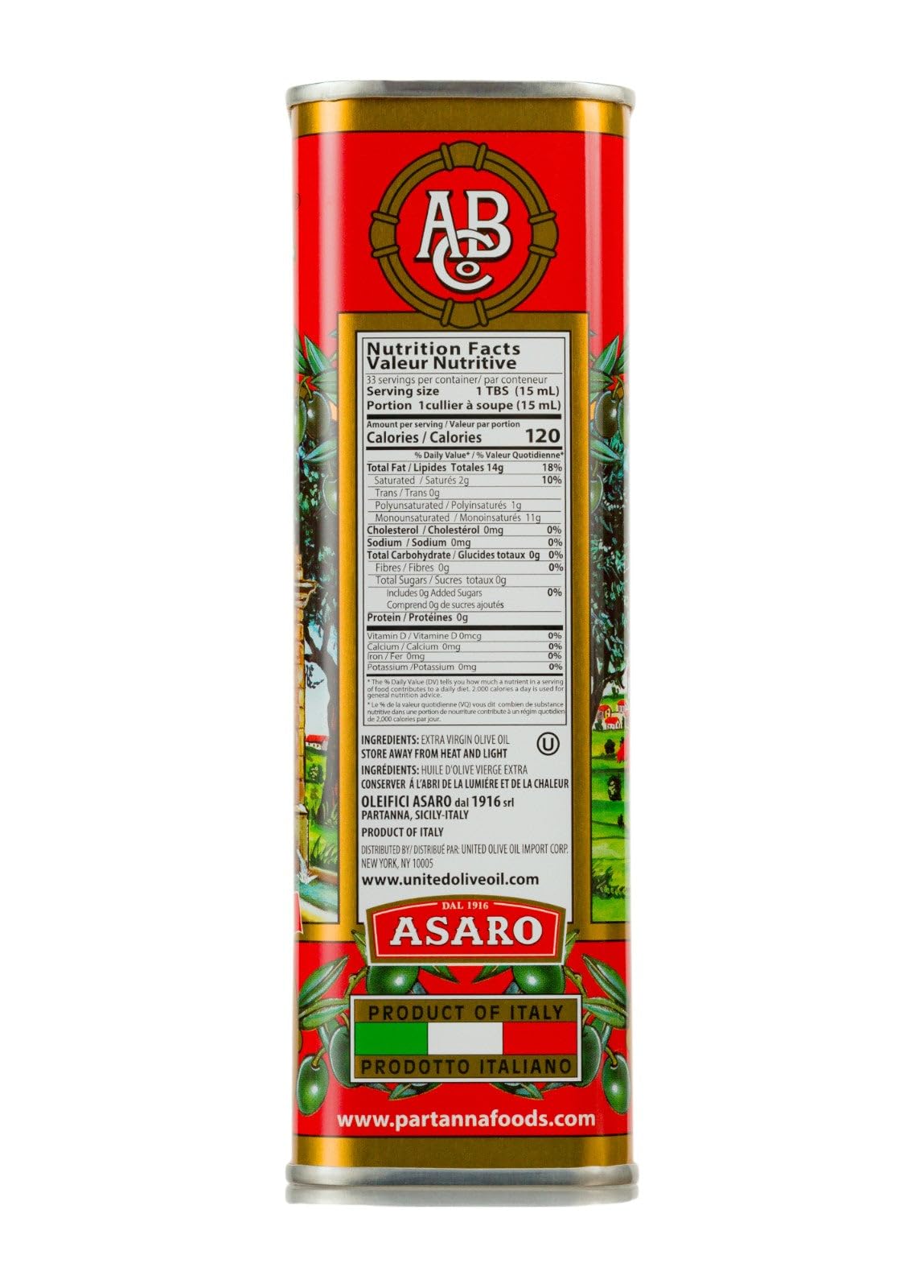 Partanna Robust EVOO pour captures the oil's smooth, buttery finish.