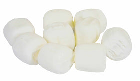 Party Sweets White Buttermints close-up shows soft, melt-in-your-mouth texture