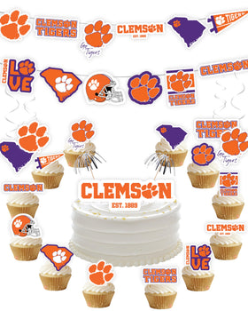 PartyKandy Clemson banner for game-day decor