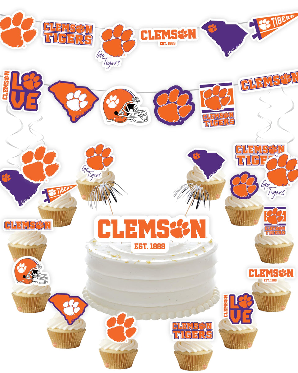 PartyKandy Clemson banner for game-day decor