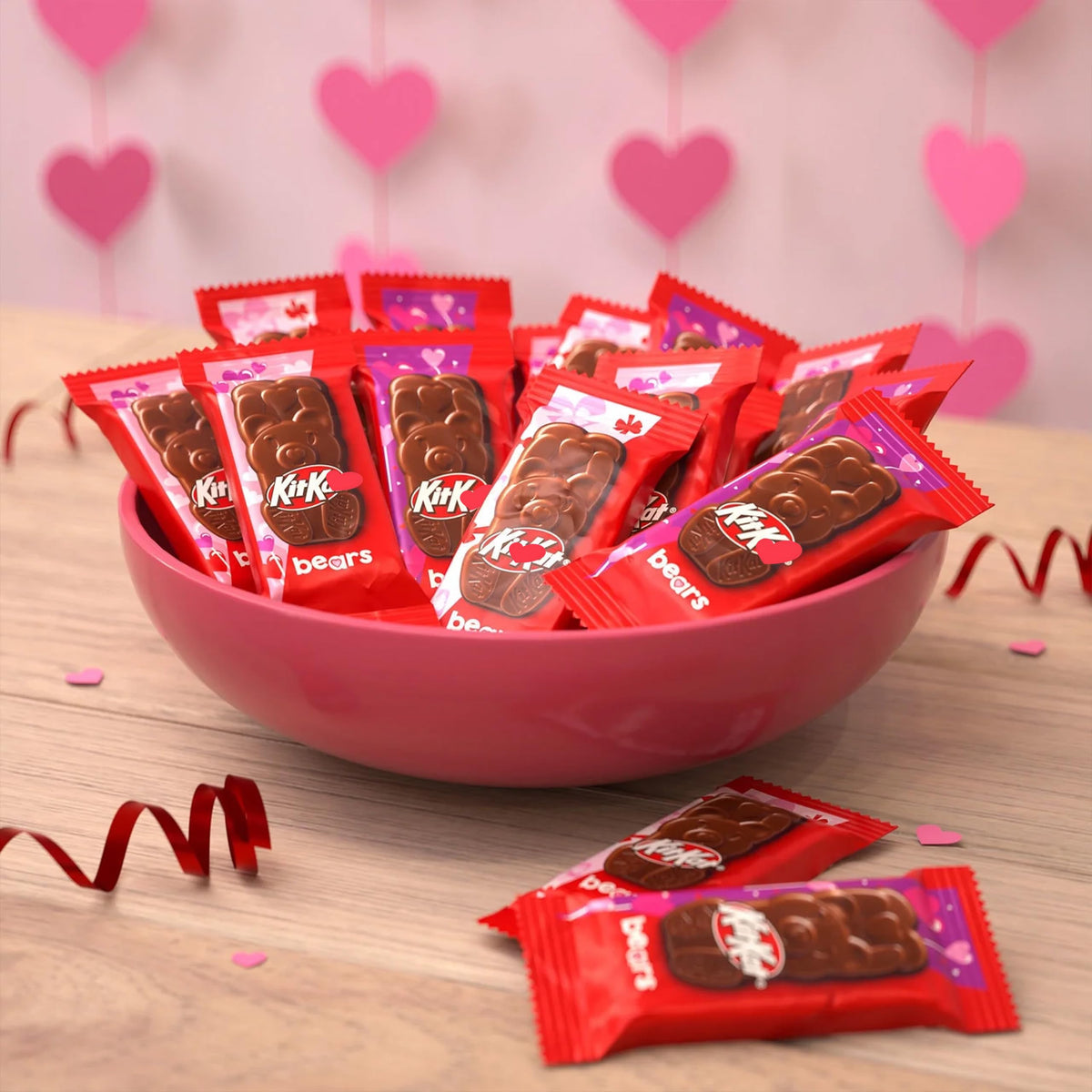 Partypom addressable labels on wafer bears for notes