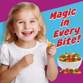 Partypom Easter Bunny Gummies ready as egg hunt prizes or party favors.