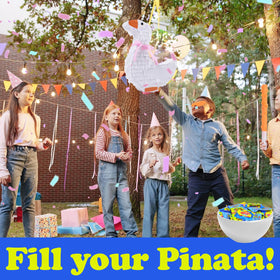Partypom individually wrapped gummies for neat, mess-free serving.
