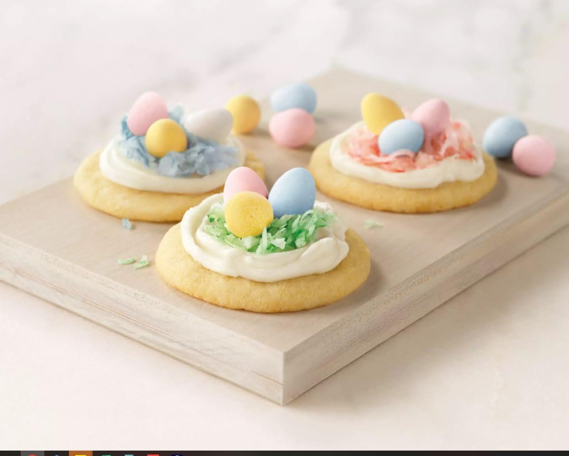 Partypom Mini Eggs bulk pack saves time for party tables.