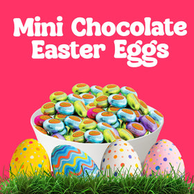 Partypom Reese eggs shine in candy dishes as a sweet party staple.