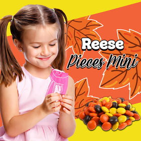 Partypom Reese Pieces milk chocolate center enhances baked treats with balanced flavor.