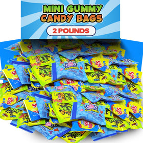 Partypom Sour Patch Kids mini bags offer tangy bites for party favors.