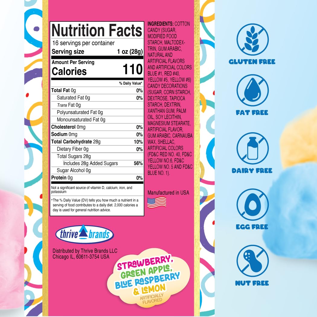 PartyPuffs crunchy candy topping adds texture to dessert