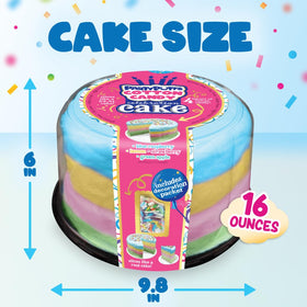 PartyPuffs colorful cotton candy layers highlight fruity quartet