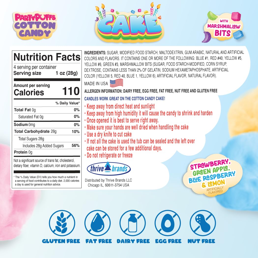 PartyPuffs gluten-free dessert that kids love and parents approve.